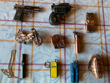 2 Lotti accendini vintage design da collezione