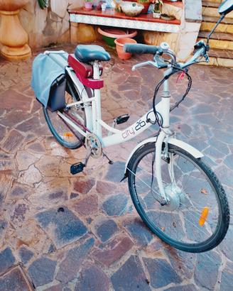 bicicletta con pedalata assistita