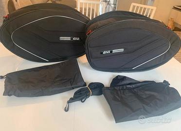 Valigie moto laterali morbide