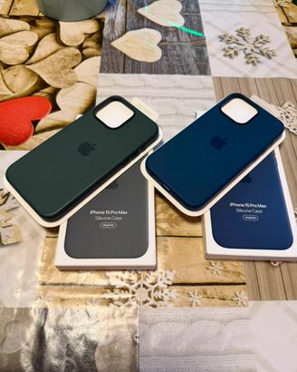 2 cover ORIGINALI iPhone 15 Pro Max Mag Safe.