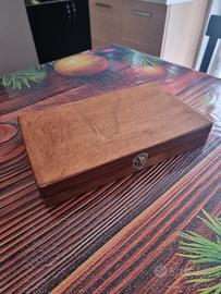 Scatola in legno porta finali-pesca al colpo