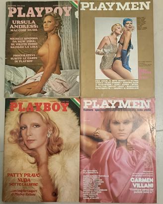 Riviste Vintage Playboy Italia e Playmen