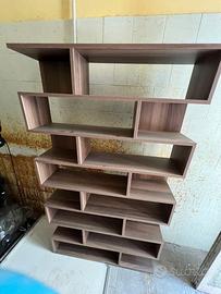 2 Librerie Design Moderno Zig Zag Artigianali