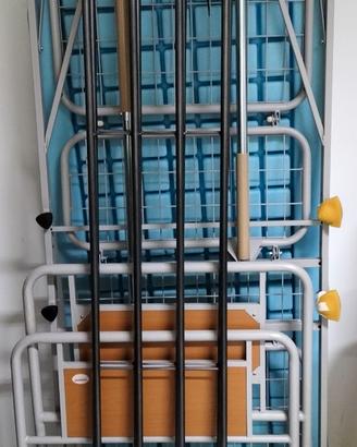 letto degenza anziani + materasso antidecubito