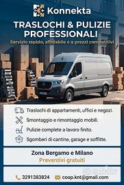 Traslochi Completi + Pulizie Finali - Tutto in Uno