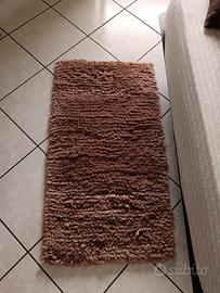 2 tappeti  "pelo lungo color cipria" 