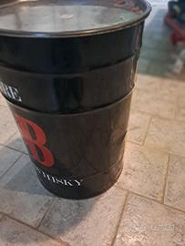 bidone latta j&b anni 80