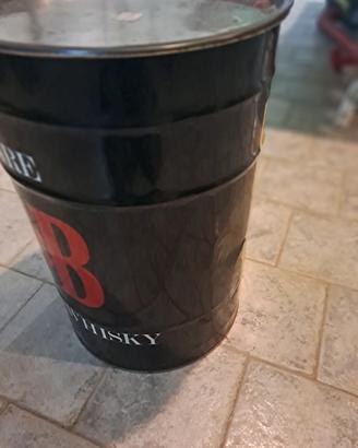 bidone latta j&b anni 80