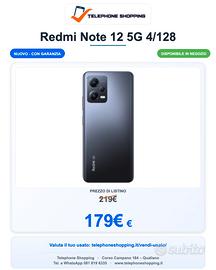 Xiaomi Redmi Note 12 5G 4/128 Nuovo