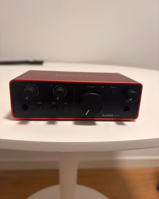Scheda audio Focusrite Scarlett Solo  4Gen