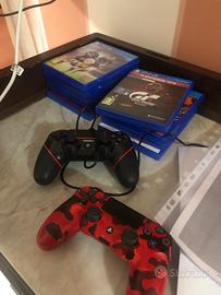 Play  station 4 + 2 joyp+ volante pedali+ giochi