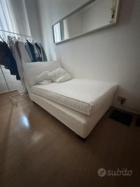 Chaise longue divanetto bianco