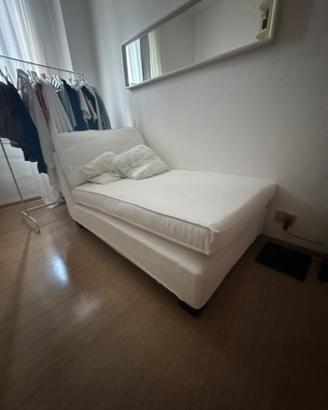 Chaise longue divanetto bianco