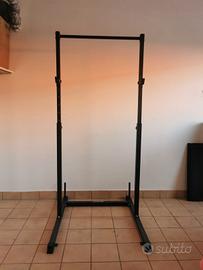 rack barra squat e trazioni 