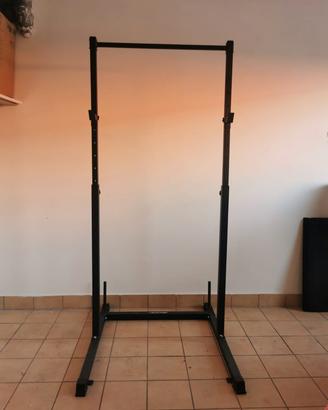 rack barra squat e trazioni 