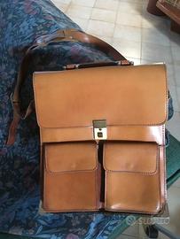 Borsello tracolla uomo in vera pelle, vintage