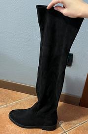 Stivali camoscio alti