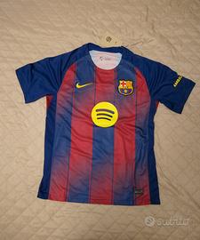 Maglia Calcio Barcellona 2025-26 Lamine Yamal 10