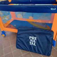 Lettino da viaggio Giordani con materasso