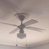 Lampadario con ventola 