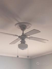Lampadario con ventola 