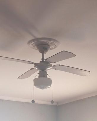 Lampadario con ventola 