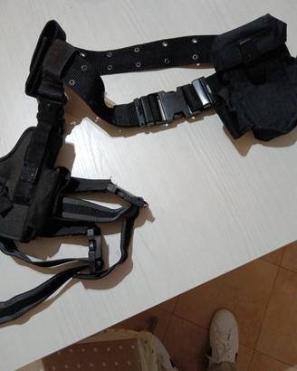 cinturone  con cosciale, per tiro dinamimico