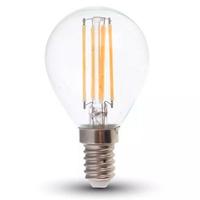 15 LAMPADINE LED  E14 V-TAC 6/45 W FILAMENTO