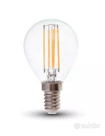 15 LAMPADINE LED  E14 V-TAC 6/45 W FILAMENTO