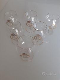 N.6 BICCHIERI DA COGNAC NAPOLEON