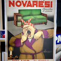 Manifestiamo pubblicitario originale Novaresi