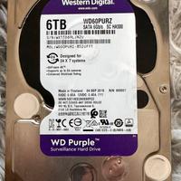 Hard Disk 6TB SATA WD Purple WD60PURZ