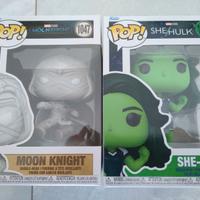 Funko pop moon knight e she-hulk