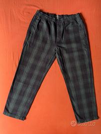 Pantaloni Volcom Psychstone Tartan verdi e neri