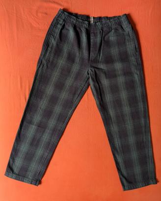 Pantaloni Volcom Psychstone Tartan verdi e neri