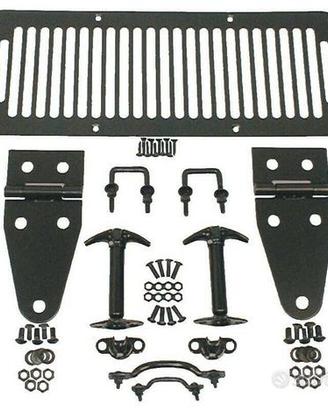 Kit cofano nero 78-95 Jeep CJ/Wrangler YJ