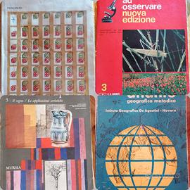 Libri scolastici anni 60 e 70