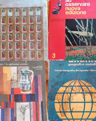 Libri scolastici anni 60 e 70