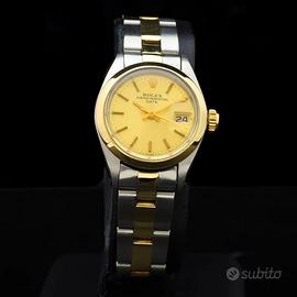 Rolex Oyster Perpetual Date lady steel gold 6916