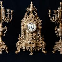 Orologio più candelabri