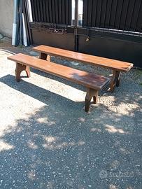 panche in legno Massiccio 