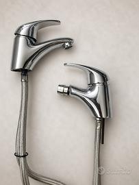 Coppia miscelatori Paffoni lavabo e bidet cromati