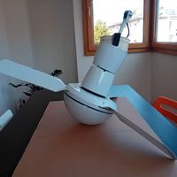 Ventilatore con pale da soffitto con luce