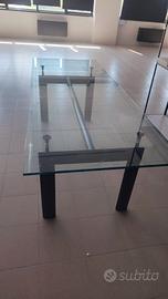 tavolo scrivania in vetro  design Le Courboiseur