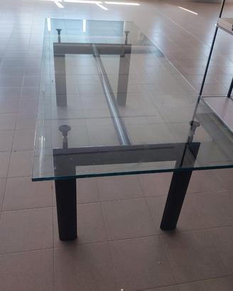 tavolo scrivania in vetro  design Le Courboiseur