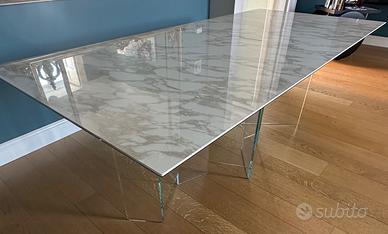 Tavolo Metropolis Tonelli Calacatta oro venato