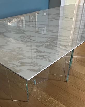 Tavolo Metropolis Tonelli Calacatta oro venato
