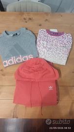 Set felpe donna/ragazza adidas fila taglia M