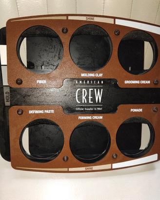 espositore da banco vintage american crew