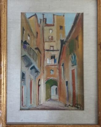 Olio su tela di Rodolfo Marma, 1973